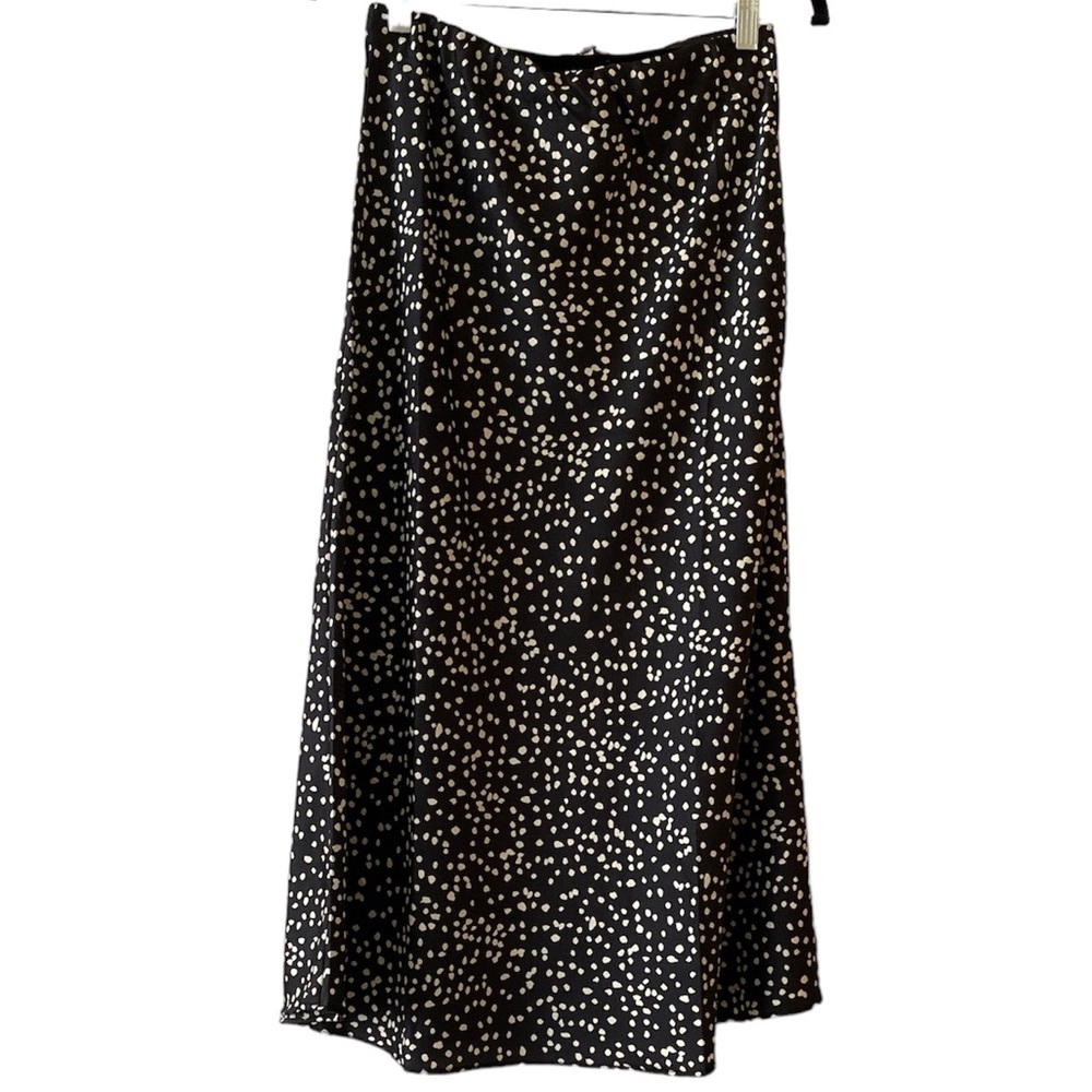 Crescent Printed Pattern Maxi Skirt Size M